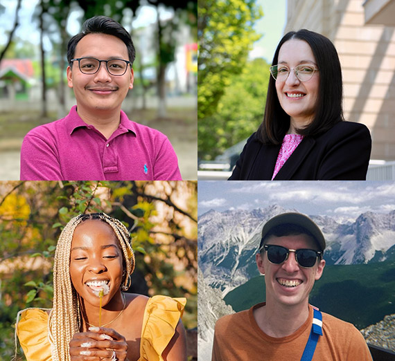 Gonzaga University student Madison Rose mentoring a middle school student